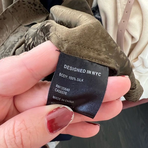 Intermix Private Label Natasha Belted Silk Mini Dress - Picture 5 of 6